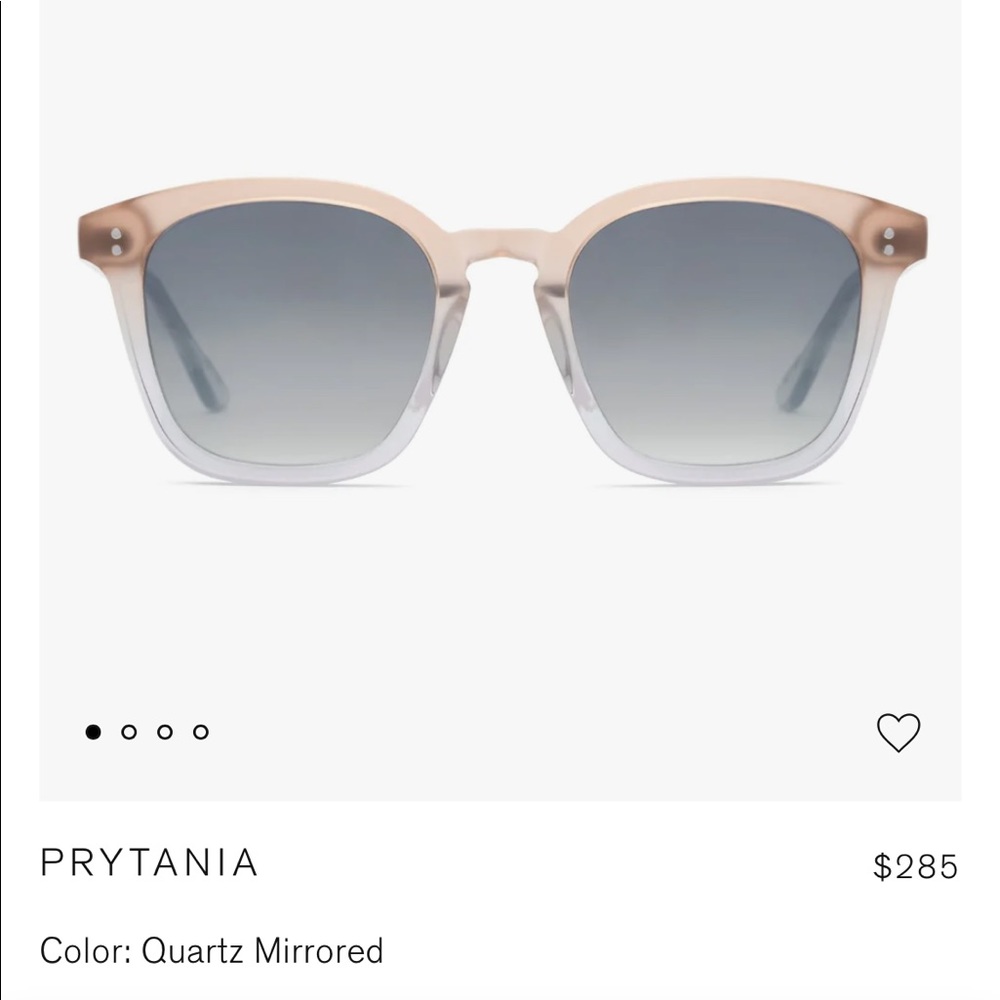 KREWE Prytania Quartz mirrored sunglasses.